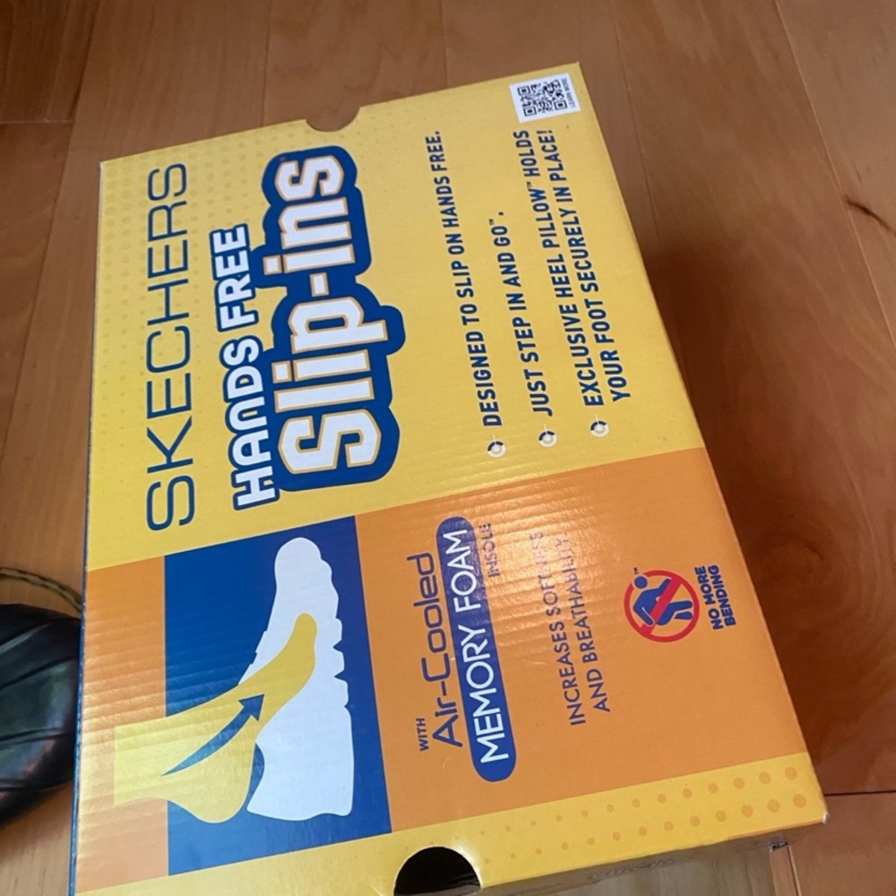 Skechers Blue and Yellow Slip-Ins